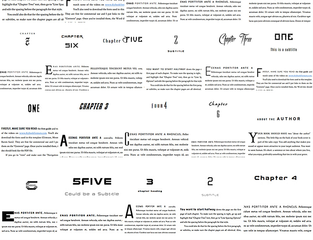 book formatting scifi and fantasy templates book formatting scifi and fantasy templates