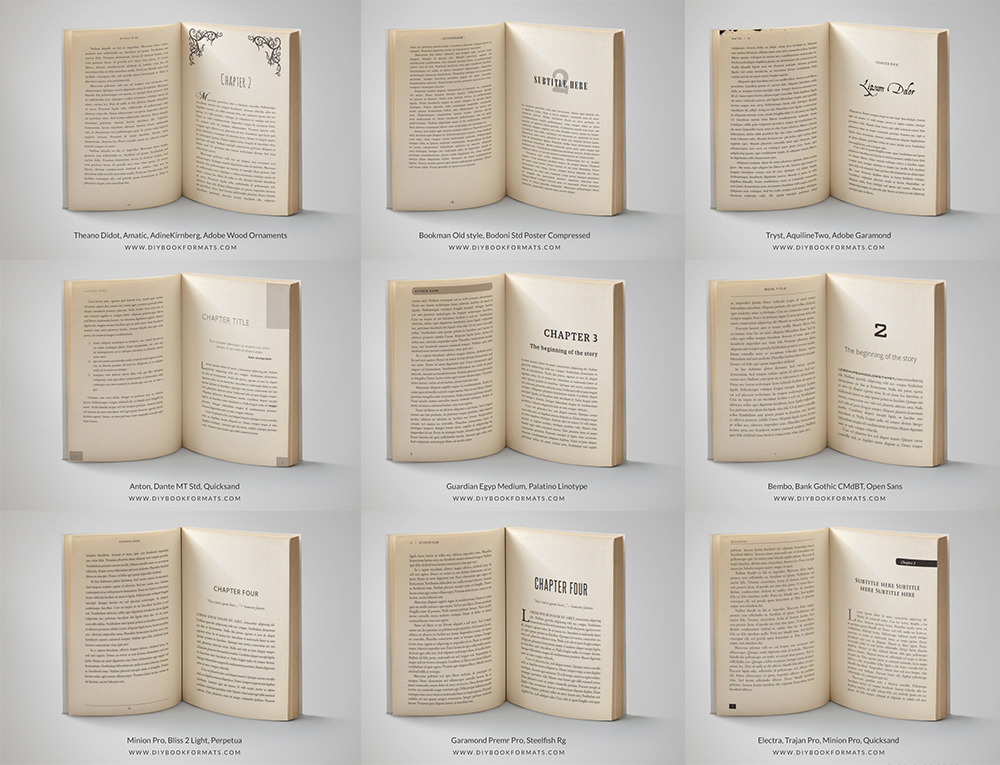 book formatting templates book formatting templates